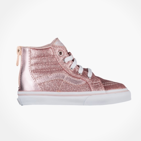 vans metallic glitter